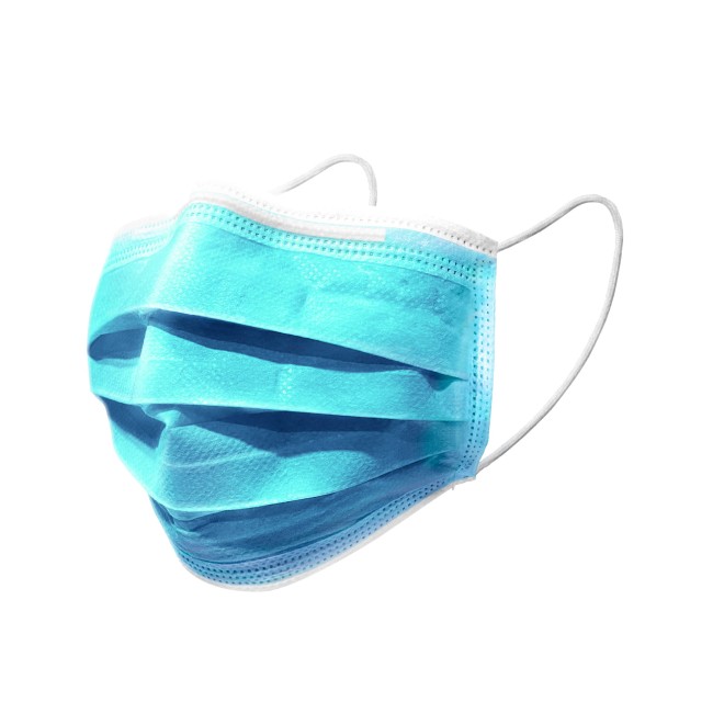 Maseczki medyczne Typ IIR gumka 3 warstwy niebieska a'50szt TW Plast