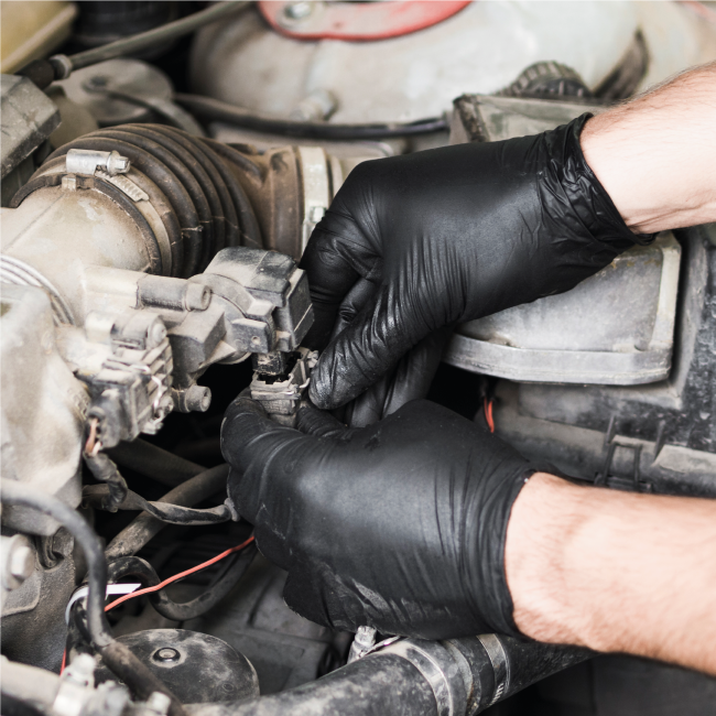 Rękawiczki-nitrylowe-bezpudrowe-MAXTER-1000-szt- czarne-mechanika-samochodowa