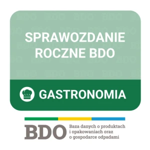 Usługa przygotowania sprawozdania o wprowadzanych produktach, opakowaniach i produktach w opakowaniach (BDO) - gastronomia