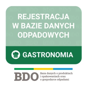 Usługa rejestracji BDO - gastronomia
