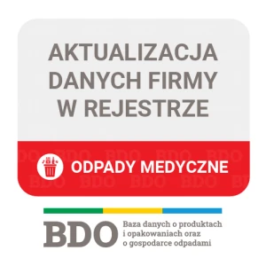 Aktualizacja danych firmy w rejestrze BDO