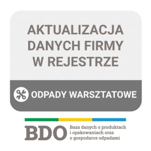 Usługa aktualizacji wniosku w BDO  -  Branża automotive / motoryzacyjna 