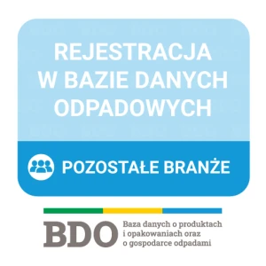 Usługa rejestracji BDO - pozostałe branże