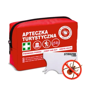 Apteczka Turystyczna + karta do usuwania kleszczy DIN 13167 PLUS