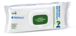 Mediwipes DM Premium flowpack a'100szt chusteczki bezalkoholowe do dezynfekcji powierzchni Medilab REF: 7539