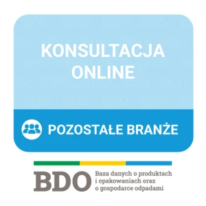 Usługa konsultacji wobec obowiązków BDO  -  pozostałe branże np. sprzedawcy e-commerce