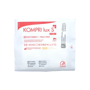 Kompres gaz jał 17N8W 10x10cm a'5szt KOMPRI LUX S Zarys REF: GS1710085-S