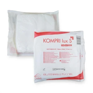 Kompres gaz jał 17N8W 10x10cm a'10szt KOMPRI LUX S Zarys REF: GS17100810-SS 
