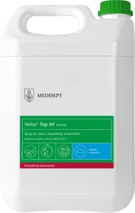 Płyn Velox TOP AF Neutral 5L Do Dezynfekcji Medisept