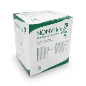 Kompres włókninowe jałowe 30G4W 7,5x7,5cm 10szt  NONVI LUX S Zarys 