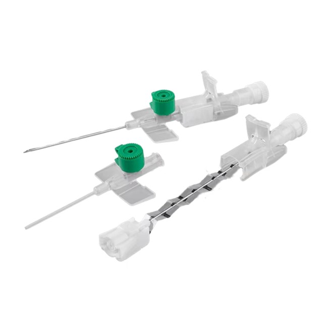 Wenflon bezpieczny 1,3x32mm 18G zielony z portem VENFLON PRO SAFETY BD